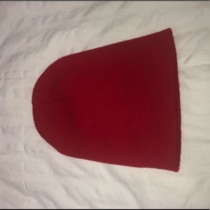 Red beanie